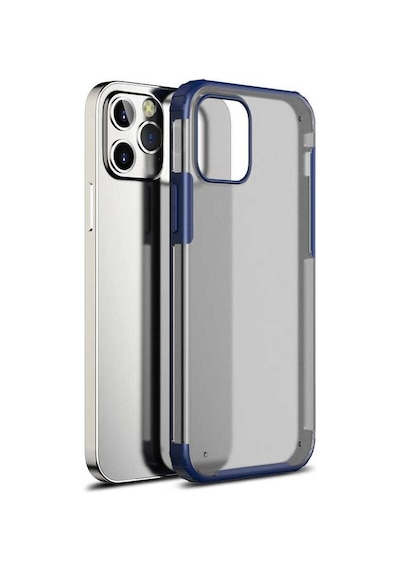 Zore İphone 12 Pro Max Uyumlu Ogaa Volks Kılıf-lacivert