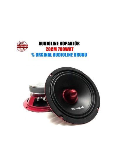 Audioline Ad 88 Pro 20 Cm Profesyonel Midrange Hoparlör 700Wat
