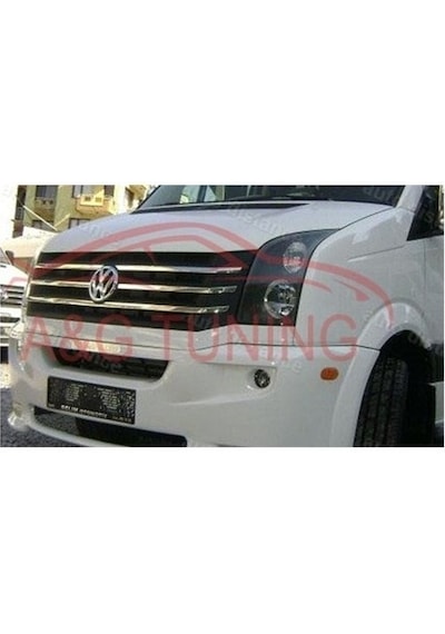 Vw Crafter Krom Ön Panjur 2011-2017 6 Parça Paslanmaz Çelik N11.6291