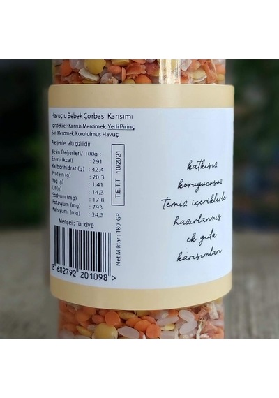 Organik Gurmem Og Havuçlu Bebek Çorbası Karışımı 180 G