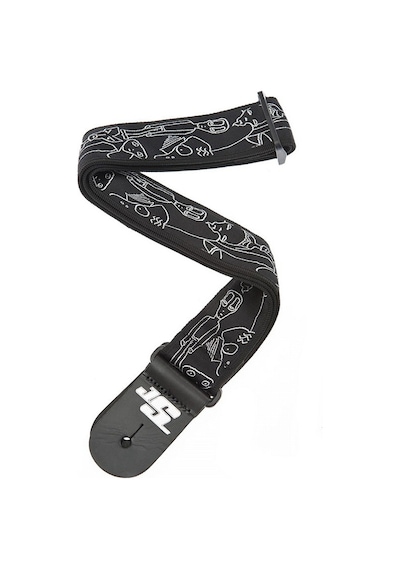 Planet Waves Joe Satriani Silver Sketches 50Js05 Gitar Askısı