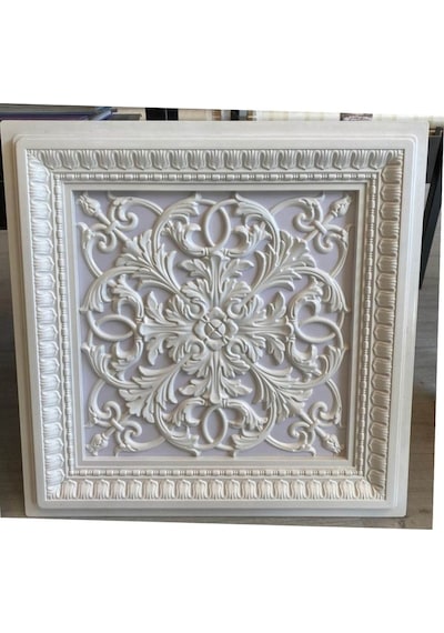 Diecor Led Döşenebilir Asma Tavan Uyumlu 60x60 Dekoratif Tavan Paneli Beyaz 60 X 60 Model:xa287