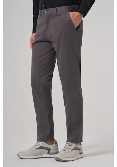 Morven Erkek Füme Pamuk Trend Slim Fit Chino Pantolon 26ks003003050 Füme