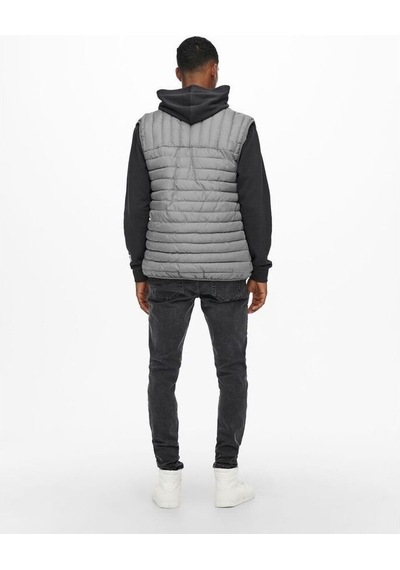 Only & Sons Erkek Premium Paul Quilted Şişme Yelek 22015123-blk 001