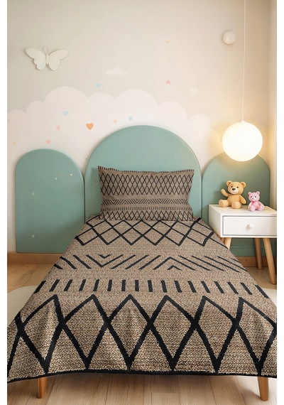 Geometrik Bej Genç Odası Tek Kişilik Pike Takımı - Bohem Antrasit 160x220 Cm Kapitone Yatak Örtüsü Mercansı Kabuğu Serabı Geometrik Bej Genç Odası Tek Kişilik Pike Takımı - Bohem Antrasit 160x220 Cm Kapitone Yatak Örtüsü Mercansı Kabuğu Serabı