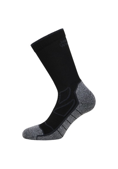 Jack Wolfskın Jack Wolfskin Vojo Sock Cl C Unisex Siyah Çorap 6000 Siyah