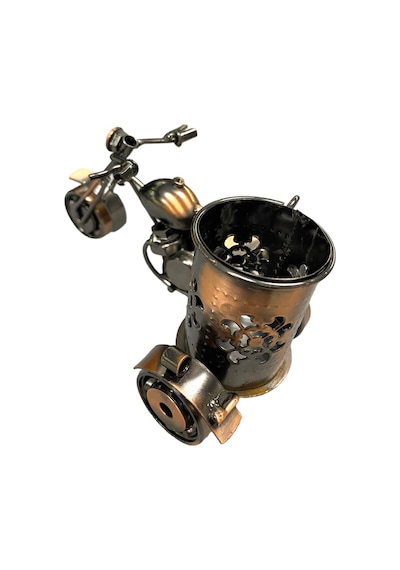 Eskitme Desenli Retro Metal Motor 709688