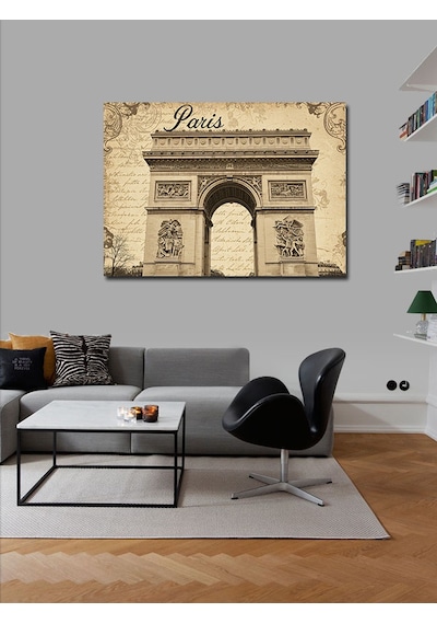 Kanvas Tablo Paris Zafer Takı Eskizi