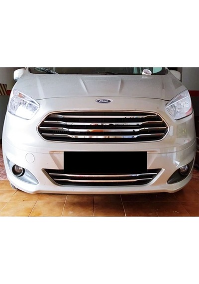FORD TOURNEO COURIER 2014 Üzeri Ön Panjur 6 Parça P.Çelik