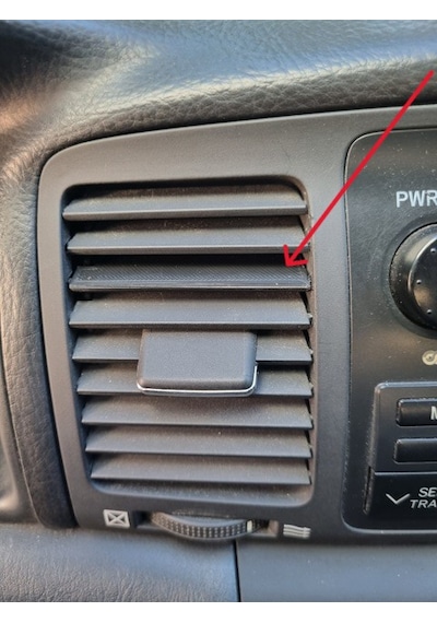 Toyota Corolla/avensis 2002-2008 Havalandırma Menfezi Çubuğu