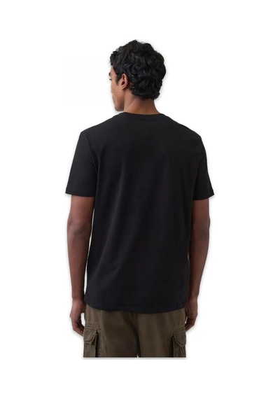 Gap 799323 V-frch Mini Logo Tee New T Siyah Erkek T-shirt-13601 Siyah