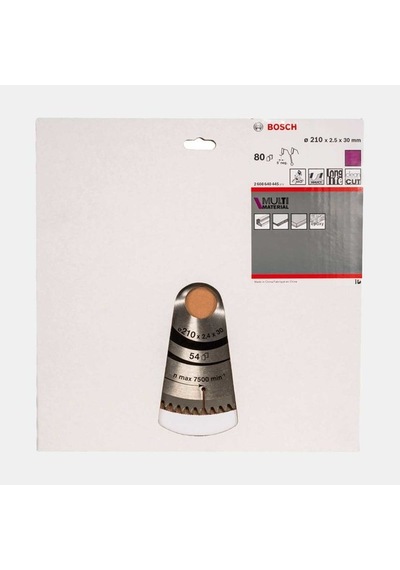 Bosch Daire Testere Bıçağı Alu 210x30 Mm 80 Diş