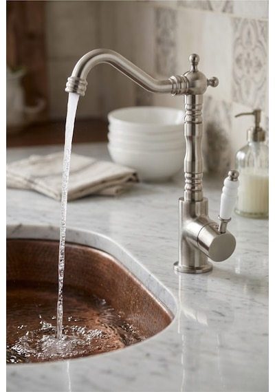 Rustik Mutfak Bataryası Inox-saten Inox