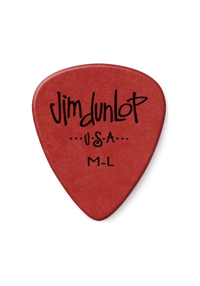 Jim Dunlop 479rml Polys Red Medium Light Pena