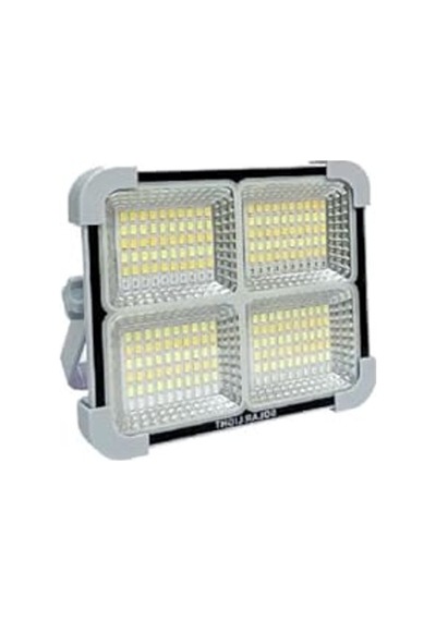 Güneş Enerjili Taşınabilir Led Projektör, 200w Sarı Beyaz Işık