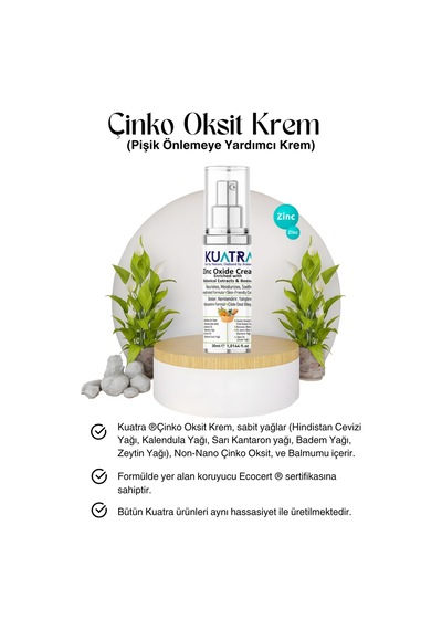 Kuatra Çinko Oksit Krem Pişik Önlemeye Yardımcı