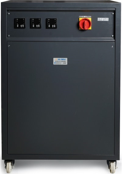 120 Kva 3f/3f 140/250 V Trifaze Servo Kontrollü Tam Otomatik Voltaj Regülatörü