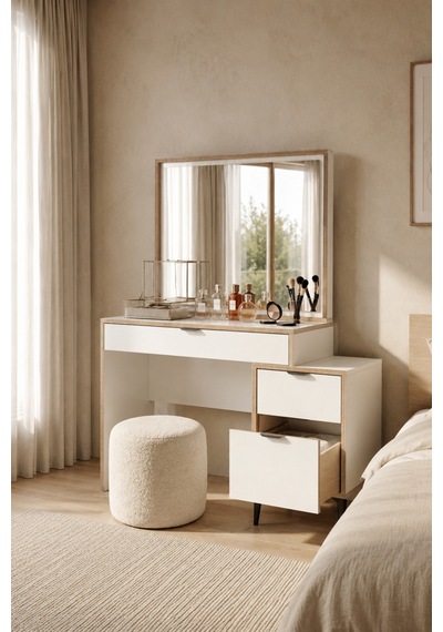 Home Liva Makyaj Masası 40x113x140 Cm Krem - 912190153 Krem Home Liva Makyaj Masası 40x113x140 Cm Krem - 912190153 Krem