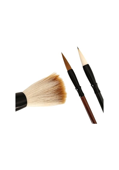 Tahrir Fırçası Koyun Kılı Büyük Boy 1.kalite, Sırlama, Çini, Vazo, Seramik, Sulu Boya, Brushpen-3ad