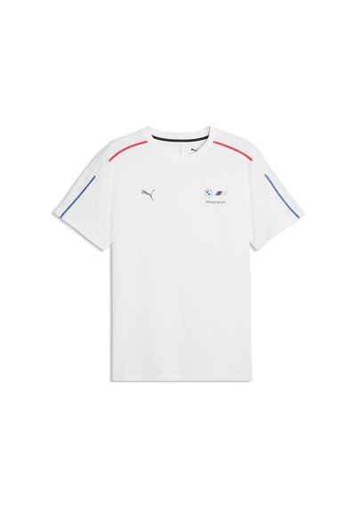 Puma Bmw Mms Mt7 Erkek Beyaz Günlük Stil T-shirt 63487702 Beyaz