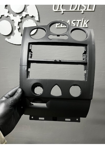 Megan 2 Faz 2 Dijital Klimalı Ön Panel Siyah 3d Baskı 1 Adet