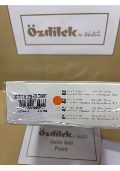 Özdilek Rose Lastikli Çarşaf Seti 120x200+30 Çok Renkli
