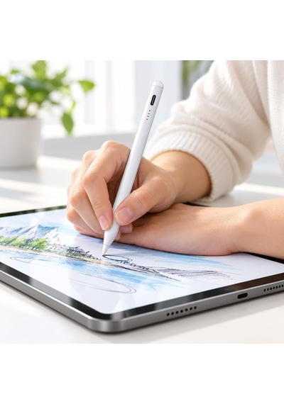 İpad Air 13 M4 Uyumlu Çizim Kalemi Stylus Avuç İçi Reddetme Hassas Uçlu
