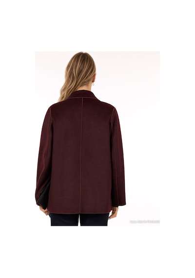 Yargıcı Regular Ceket Yaka Uzun Kol Palto 26kkpl5021x 016 Bordo