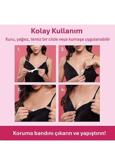 Dekolte Kapatıcı Bant Şeffaf