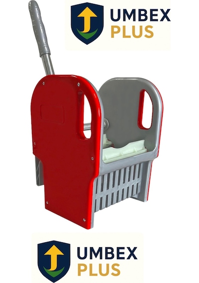Umbex Tek Kovalı Krom Temizlik Arabası Ve Paspas Arabası Temizlik Seti Plastik + Islak Mop Seti.