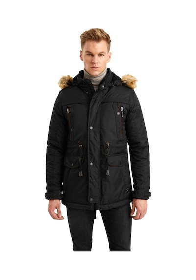 Dynamo Erkek Spor Parka 3670 Bgl-st01639 Siyah