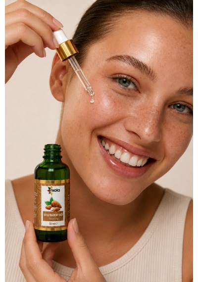 Tatlı Badem Yağı 50 Ml - Bitkisel Tatlı Badem Yağı - 917176048