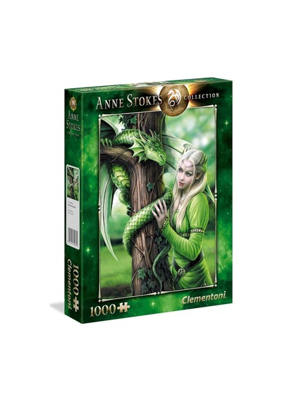Clementoni Premium Canlı Renkli Kindred Spirits Anne Stokes Yetişkin Puzzle Yapboz 1000 Parça