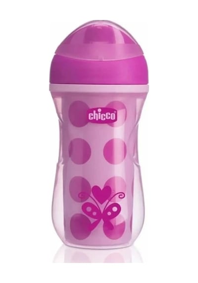 Chicco Isı Yalıtımlı Active Bardak 14 Ay+ 266 Ml - Pink Çok Renkli