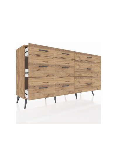 Hyperion Konsol 9 Çekmeceli 176x44x99 Çam-çam Çam-çam Hyperion Konsol 9 Çekmeceli 176x44x99 Çam-çam Çam-çam