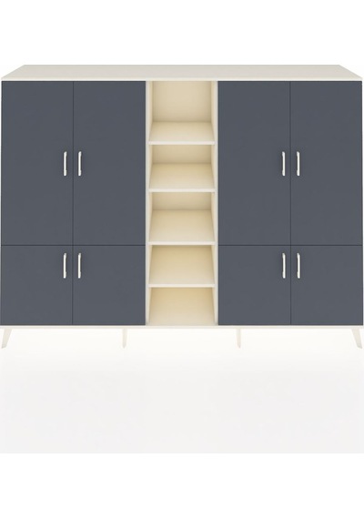 Hyperion Dolap 14 Raflı 8 Kapaklı 220x44x163 Aytaşı-antrasit/ayta Aytaşı-antrasit/aytaşı Hyperion Dolap 14 Raflı 8 Kapaklı 220x44x163 Aytaşı-antrasit/ayta Aytaşı-antrasit/aytaşı