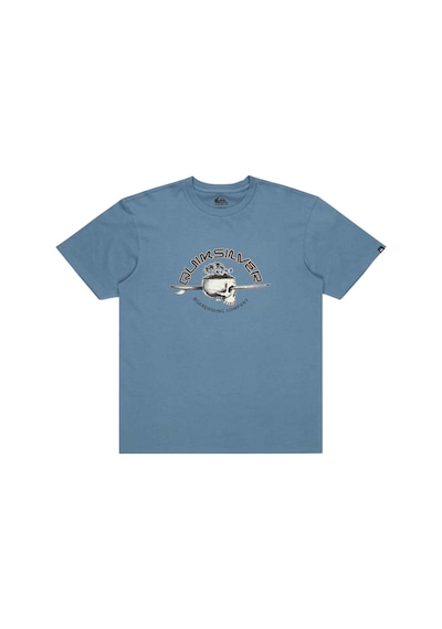 Quıksılver Quiksilver Skull Lines Erkek Mavi Tişört Blq0 Mavi