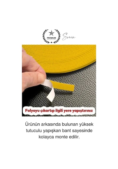4 Mt Güçlü Premium Sineklik Yedek Cırt Bant Pencere Kapı Yapışkanlı Tül Sinek Perdesi Bandı 2 Adet
