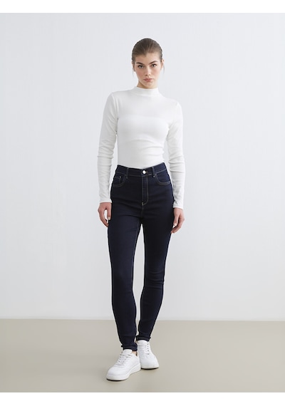 Lcw Modest İndigo Mercury Skinny Fit Kadın Jean Pantolon