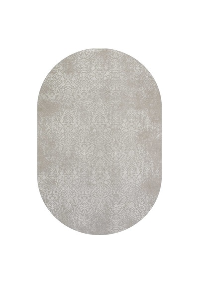 Alya Modern Tasarım Makine Oval Halı 29459 Kemik