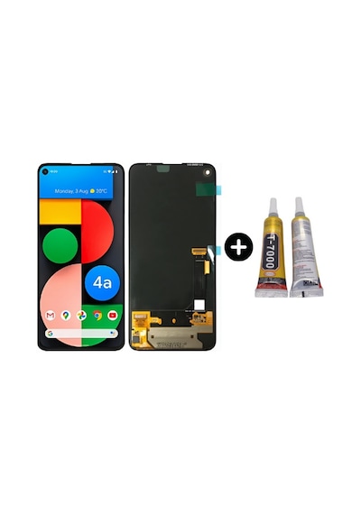 Google Pixel 4a 5g G025e G025h G6qu3 G025l G025ı Uyumlu Oled Lcd Ekran Dokunmatik + B7000