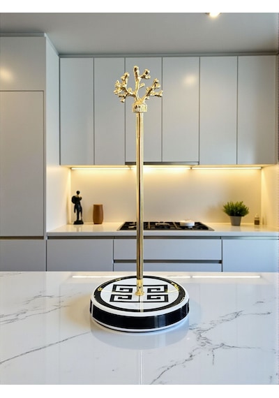 Kağıt Havluluk - Siyah Versa Desen Gold