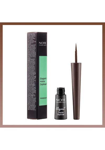 Cosmetics Elegant Matte Dipliner Waterproof Kahverengi, 02 Coffee Brown Diğer
