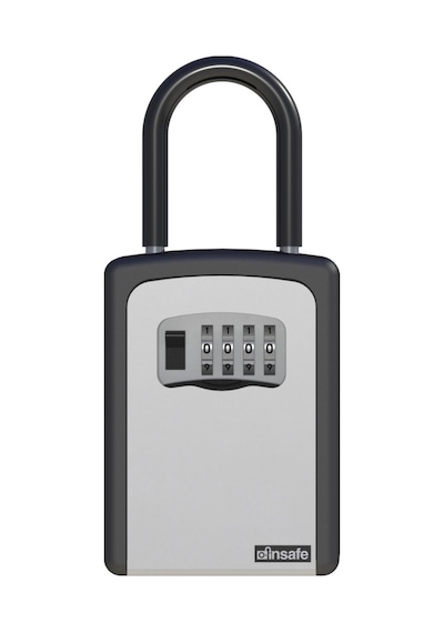İnsafe Isc802key Şifreli Çelik Kasa Anahtar Kasası Kutusu Gri