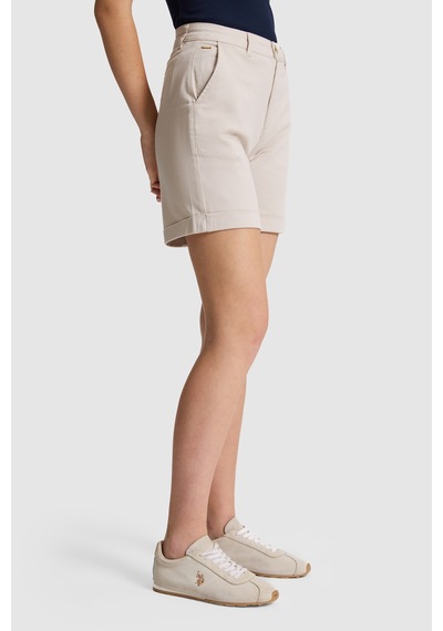 U.s. Polo Assn. Kadın Bej Şort / Bermuda 50325529-vr011