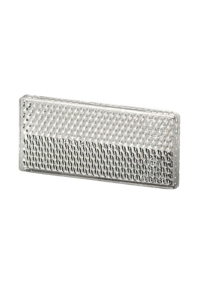 Hella Reflektör Dikdörtgen Beyaz Yapışkanlı 31.5x70 Mm