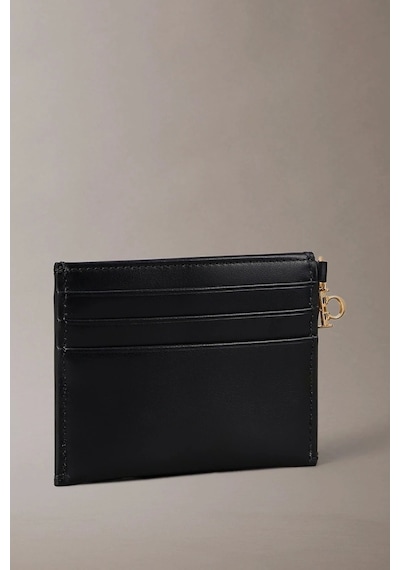 Calvin Klein Fermuarlı 6 Kart Gözlü Kadın Siyah Kartlık Lv04f1076g-ub1 Siyah