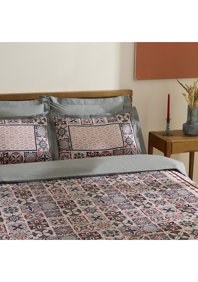 Karaca Home Tessera %100 Pamuk Çift Kişilik Nevresim Takımı Mint Mint