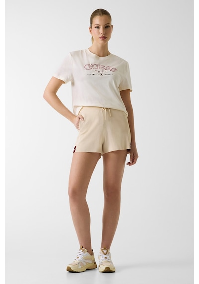 Guess Kadın T-shirt Krem
