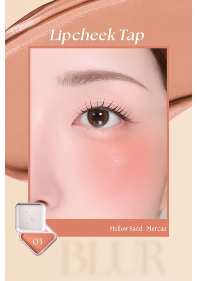 Clıo Essential Lipcheek Tap Blur 03 Mellow Sand